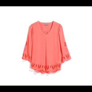 NWT embroidery detail top